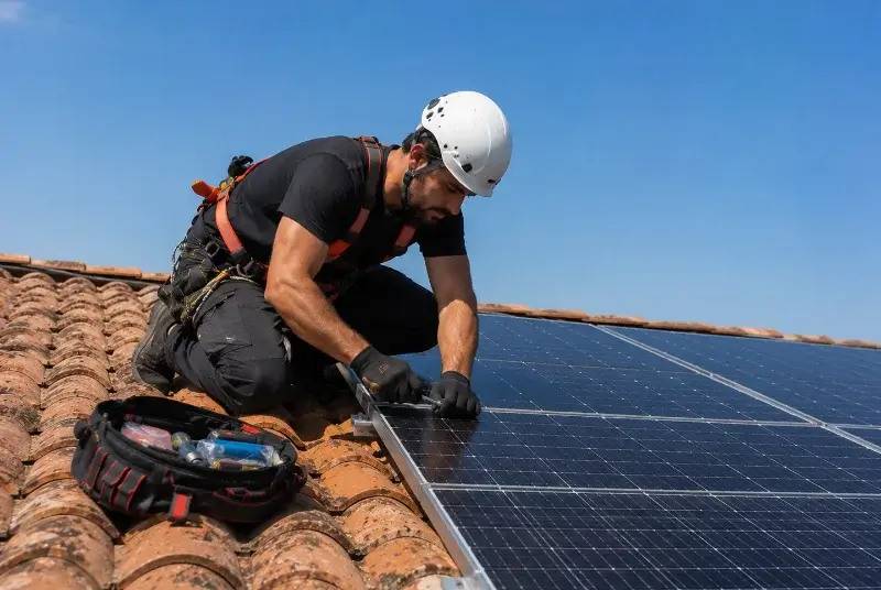 Maintenance et monitoring de panneaux solaires à Saint-Pierre-de-Côle