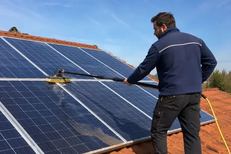 Nettoyage et entretien de panneaux solaires à Saint-Pierre-de-Côle